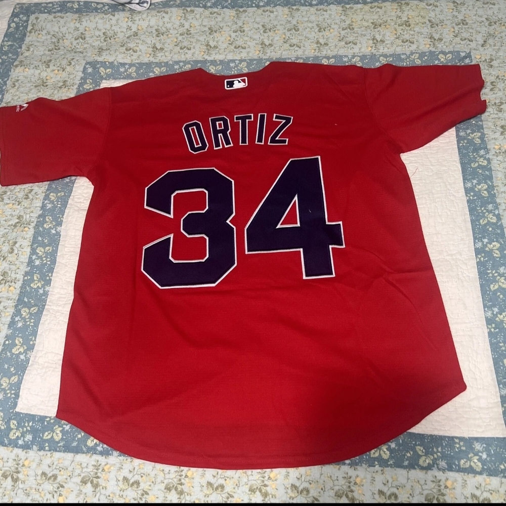 Red Ortiz 34 Jersey